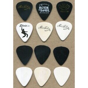 Vintage Elvis Presley Memphis TN Promo Guitar Pick Lot